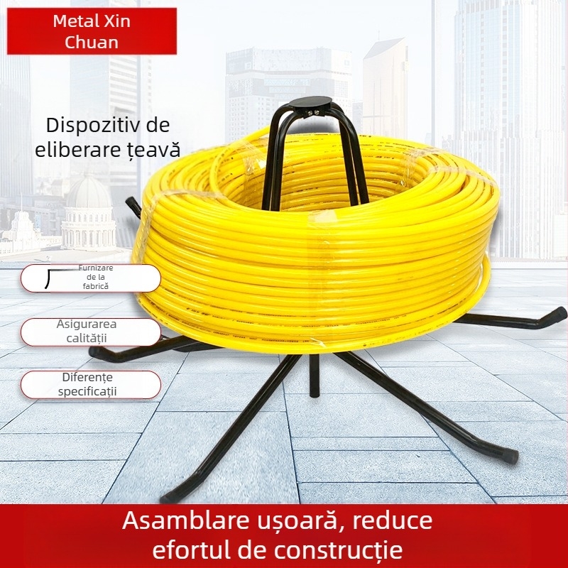 Suport pentru țevi de încălzire în pardoseală și dispenser de țevi cu bracket de distribuție pentru construcții și decorare