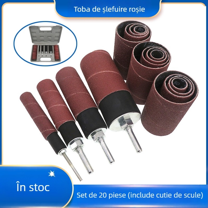 Set de 20 inele abrazive pentru șlefuire și lustruire – oxid de aluminiu, Jiuhong