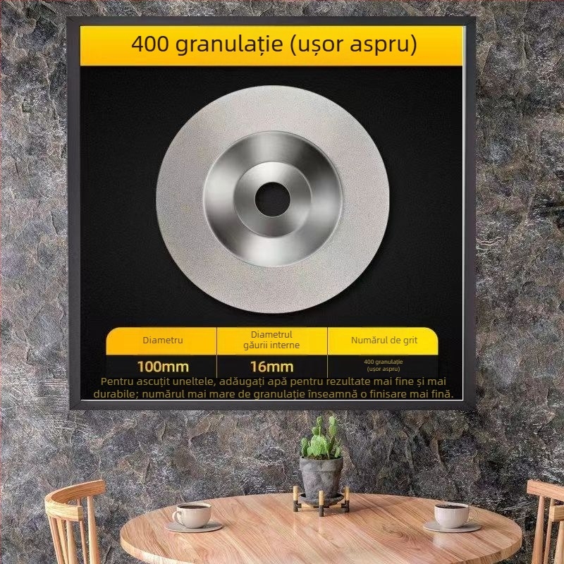 Junhao Disc diamant tip bol pentru polizorul unghiular – electroplating, model Diamond, pentru prelucrarea ceramică