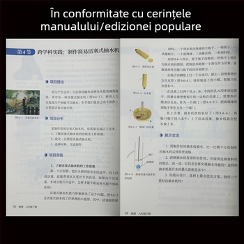 DIY model simplu de pompă cu piston – Craftsman, din plastic, pentru copii 7-14 ani, auxiliar didactic de fizică, kit științific practic