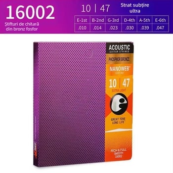 Corzi pentru chitară acustică – Fen sound Modelul 01 – Accesorii pentru instrumente muzicale