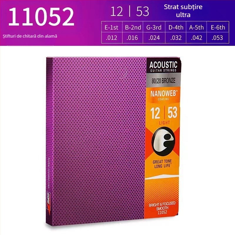 Corzi pentru chitară acustică – Fen sound Modelul 01 – Accesorii pentru instrumente muzicale