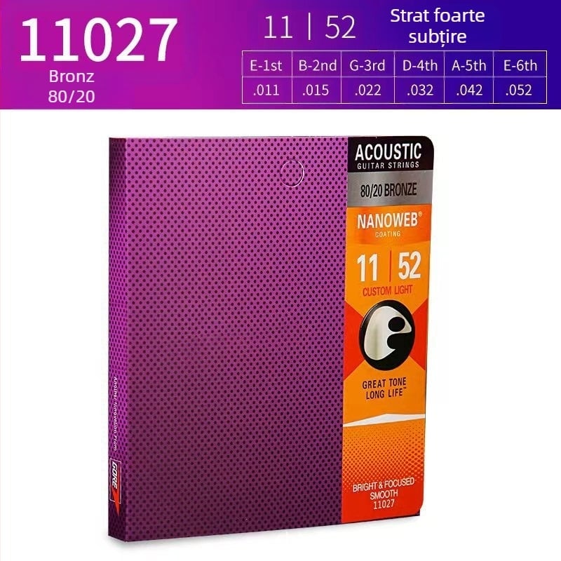 Corzi pentru chitară acustică – Fen sound Modelul 01 – Accesorii pentru instrumente muzicale