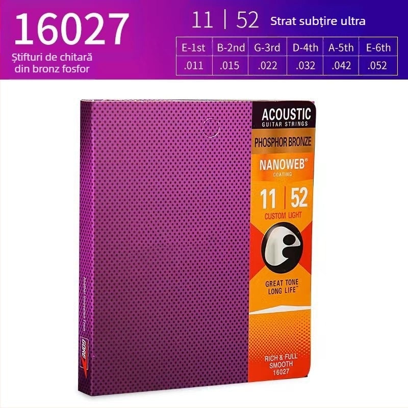 Corzi pentru chitară acustică – Fen sound Modelul 01 – Accesorii pentru instrumente muzicale