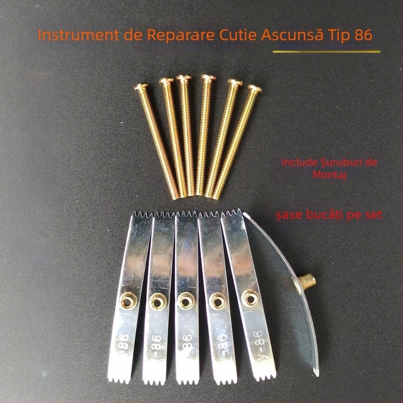 Cutie Type 86 pentru întrerupătoare și prize, set de șase bucăți