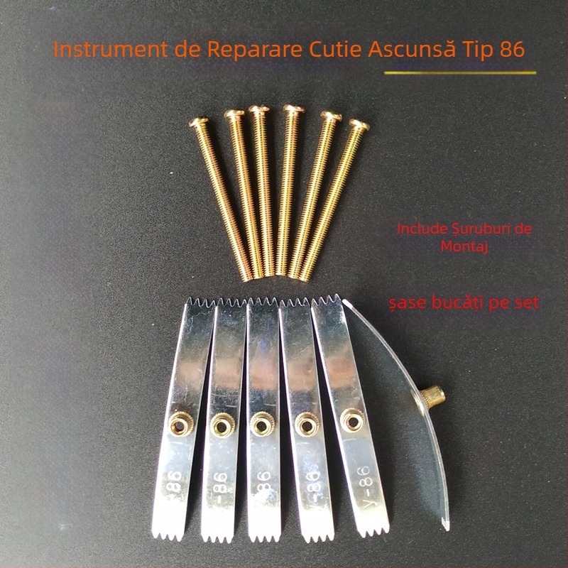 Cutie Type 86 pentru întrerupătoare și prize, set de șase bucăți