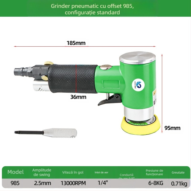 Fast Leopard mașină de șlefuit cu unghi drept pentru șlefuire și lustruire metalice, seria mică mașină de șlefuit