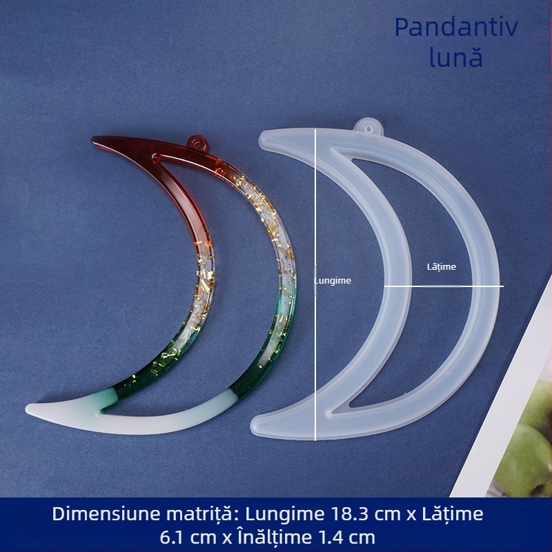 Formă de silicon pentru rășină – pandantive de Crăciun, formă neregulată, temă de Crăciun, matriță pentru prăjituri