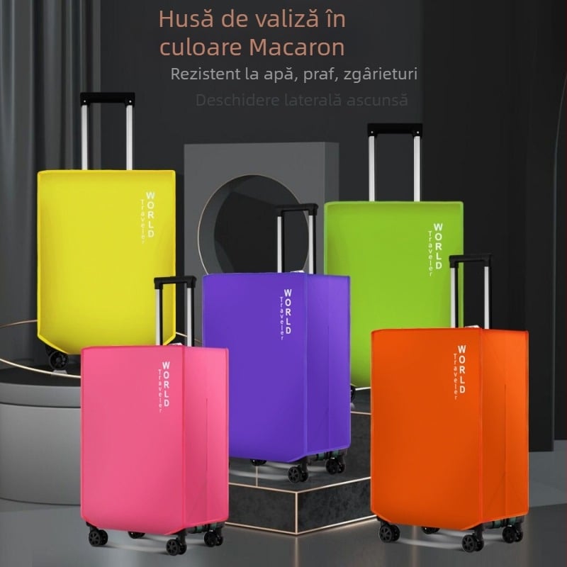 Husă de protecție pentru bagaje, capacitate 20–35 L, fibră nețesută, respirabilă și rezistentă la abraziune, greutate 100 g