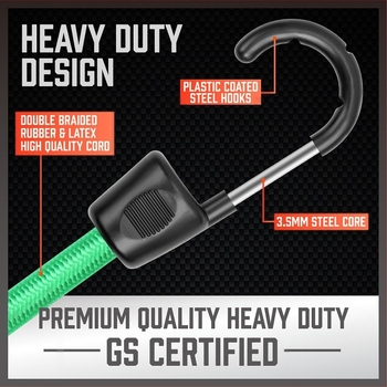 Set Wanying pentru bagaj și echipamente – încărcare 50 kg; material: fir polipropilen cu filament de cauciuc; include 1,35 m funii pentru drumeții cu cataramă pentru bagaje, 30 seturi de funii pentru bagaje, 10×25 cm mini funii latex 4 mm, 32 seturi funii 