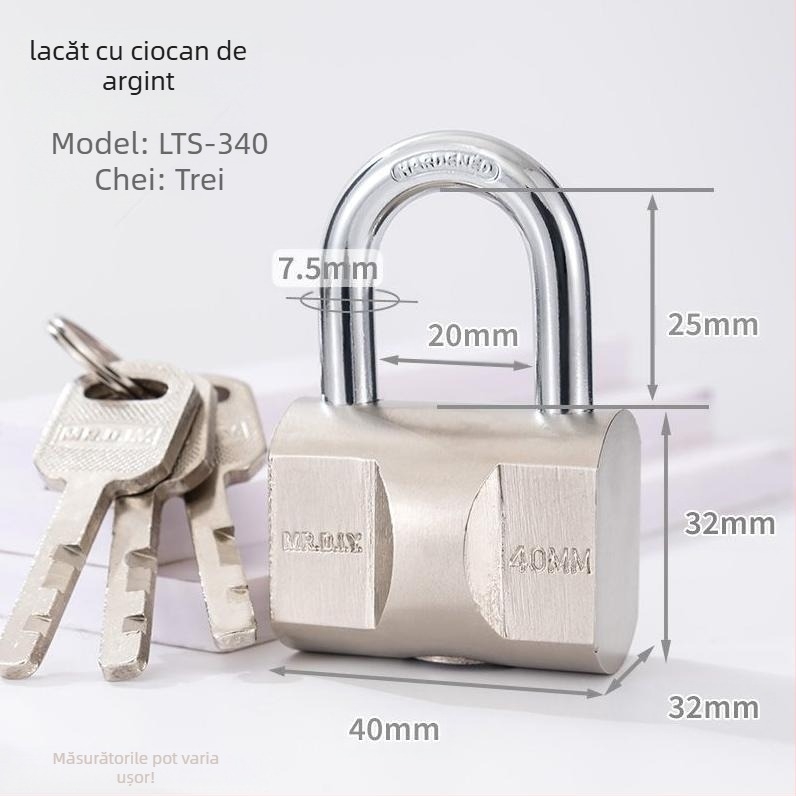 Lacăt casnic din oțel inoxidabil, model qSqgFxd, marcă Xiamen weirong wangli, aplicație: Alte