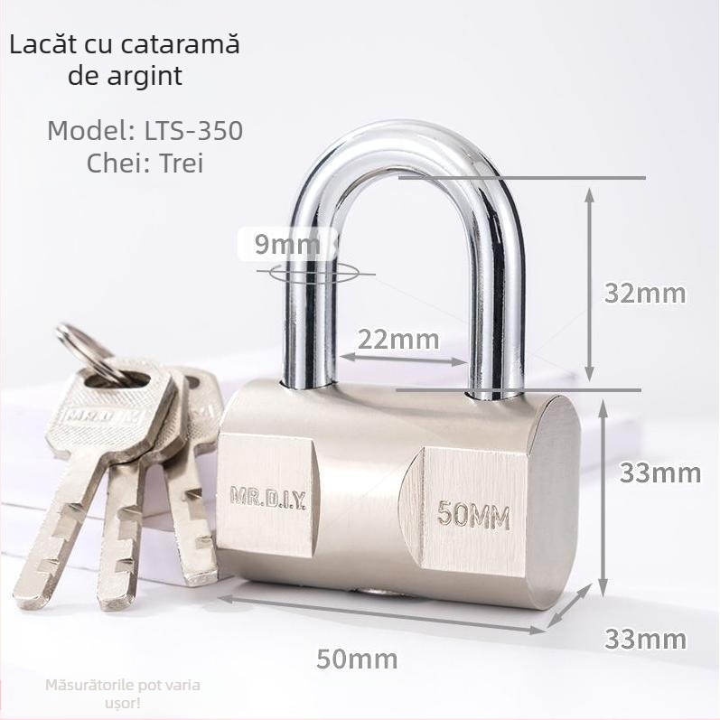 Lacăt casnic din oțel inoxidabil, model qSqgFxd, marcă Xiamen weirong wangli, aplicație: Alte