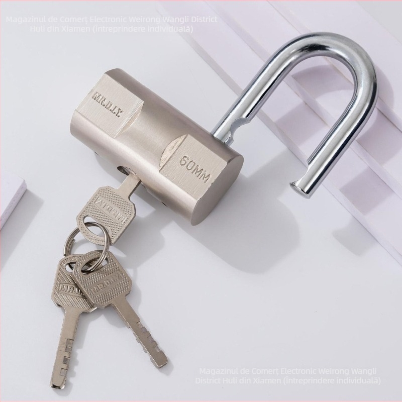 Lacăt casnic din oțel inoxidabil, model qSqgFxd, marcă Xiamen weirong wangli, aplicație: Alte