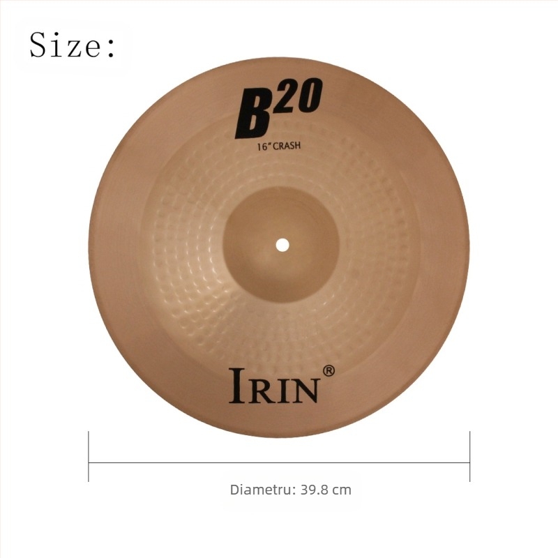 IRIN B20 fosfor-bronz cymbal de apă pentru tobe, origine Zhejiang