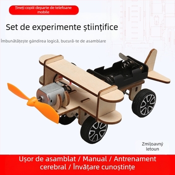 Kit educațional din lemn pentru experimente științifice în fizică, DIY, non-electric, multifuncțional, pentru 7-14 ani