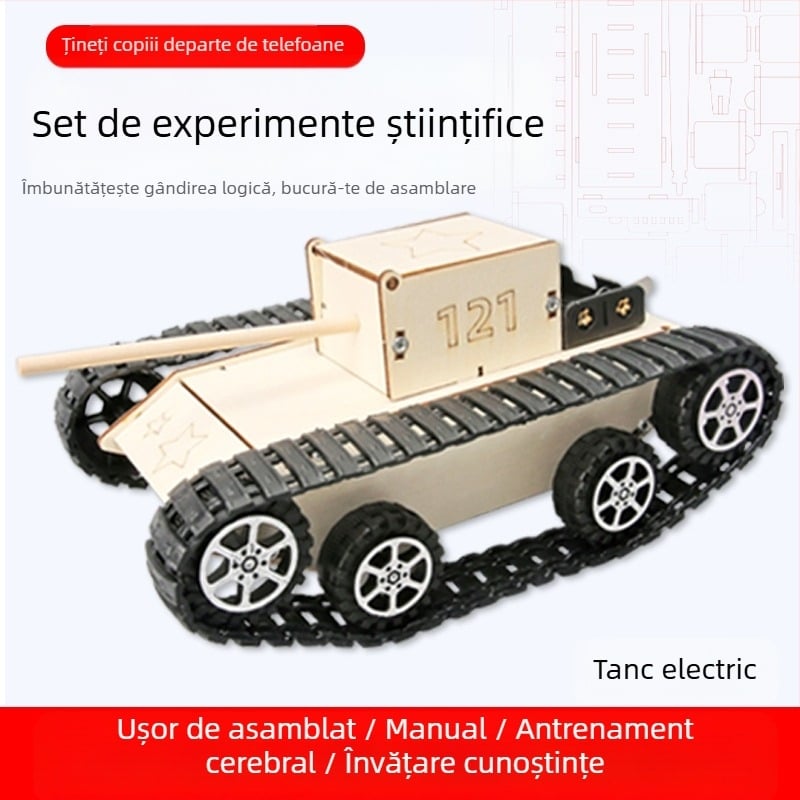 Kit educațional din lemn pentru experimente științifice în fizică, DIY, non-electric, multifuncțional, pentru 7-14 ani