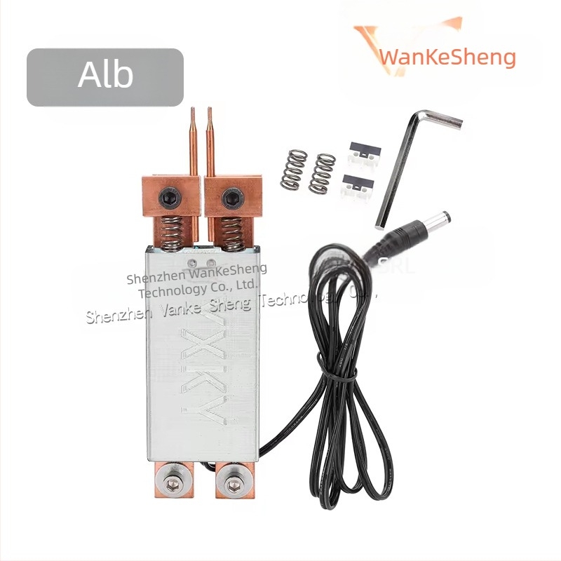 Pistol de sudură cu puncte integrat, declanșare automată, operare cu o singură mână, intrare 12V, baterie 18650 încorporată