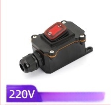 Cutie de conexiune impermeabilă în formă de navă cu întrerupător pentru exterior, 30 A, rezistența contactului ≤50 mΩ, rezistența izolației ≥100 MΩ, 50.000 cicluri, CE, până la 440 V