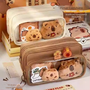 Penar din pânză, capacitate mare, stil coreean, pentru elevi de la gimnaziu până la liceu