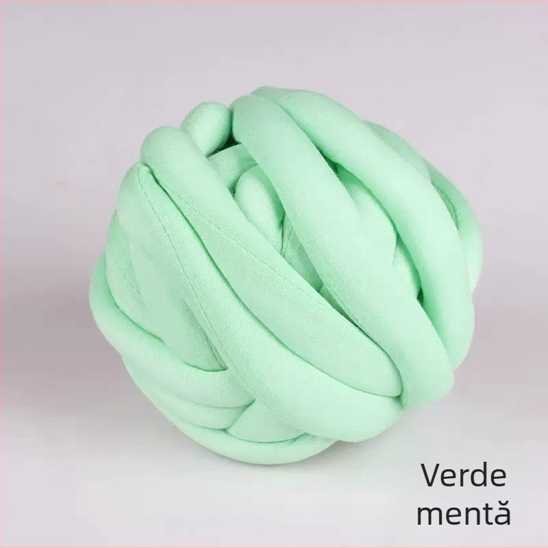 Pătură tricotată manual din lână amestecată, răsucire în inel, fir de grup, origine Zhejiang