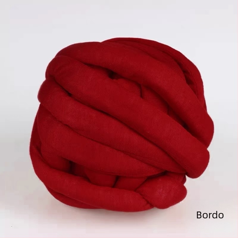 Pătură tricotată manual din lână amestecată, răsucire în inel, fir de grup, origine Zhejiang