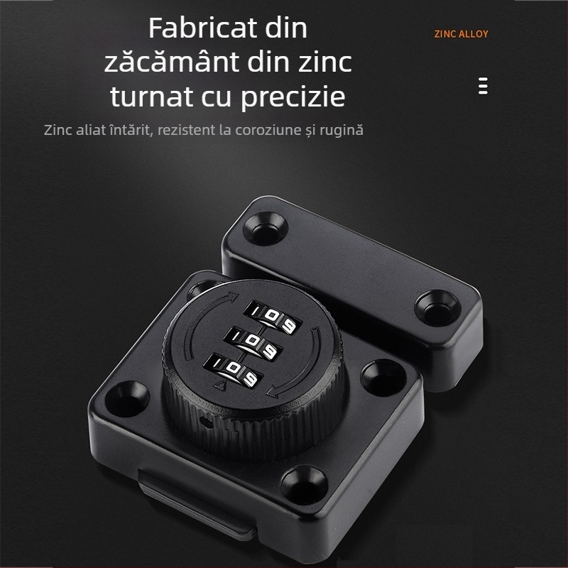 Încuietoare pentru ușă cu închidere tip fluture, model MMCX, aliaj de zinc, tratament de suprafață: Alte