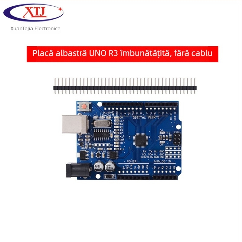 XTJduino UNO-R3 placă de dezvoltare pentru microcontroler – versiune îmbunătățită cu CH340