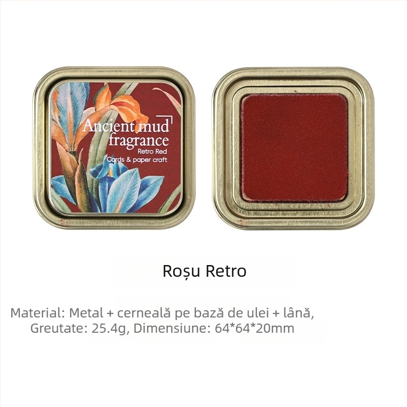 Joyful Pad de cerneală – Cerneală pe bază de ulei, pentru jurnal și ștampilare, Cutie metalică