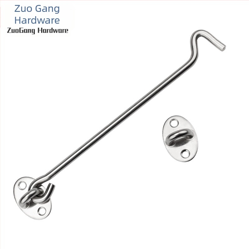 Cârlig din oțel inoxidabil pentru uși și ferestre — Brand Left Steel, Model Wind Hook, accesorii hardware pentru gospodărie, stil modern minimalist