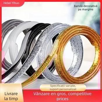 Bandă decorativă autoadezivă pentru marginea bucătăriei, material PVC; origine Guangdong; stil plat, modern și minimalist.