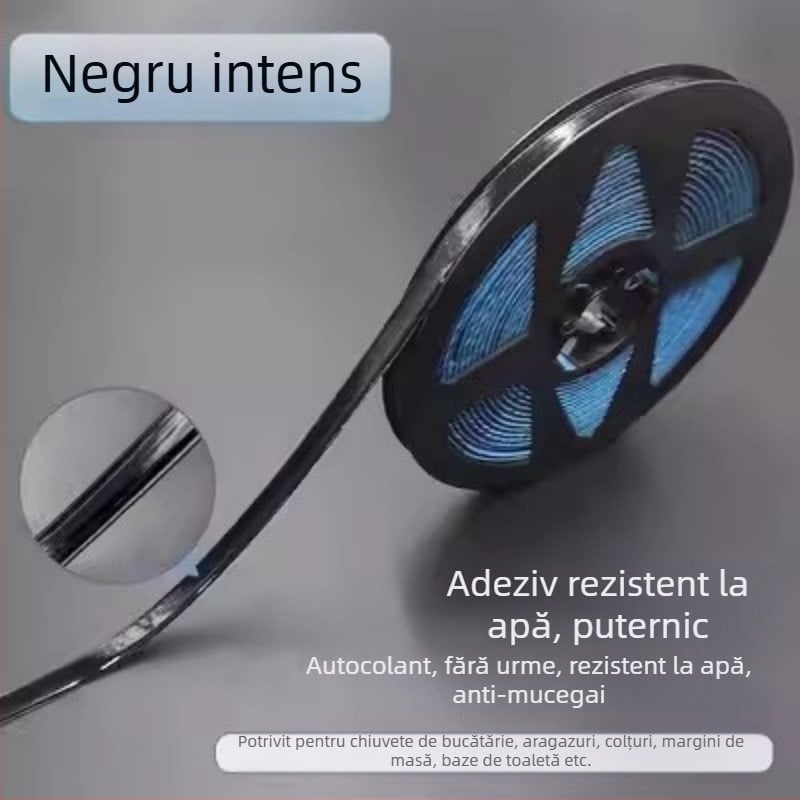 Bandă decorativă autoadezivă pentru marginea bucătăriei, material PVC; origine Guangdong; stil plat, modern și minimalist.