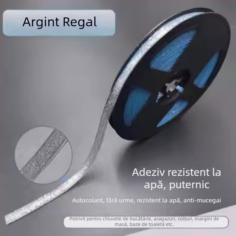 Bandă decorativă autoadezivă pentru marginea bucătăriei, material PVC; origine Guangdong; stil plat, modern și minimalist.