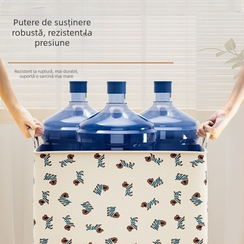 Sac de depozitare pentru haine din material nețesut, pentru mașină, portabil, capacitate 0-5 L, funcție etanșare