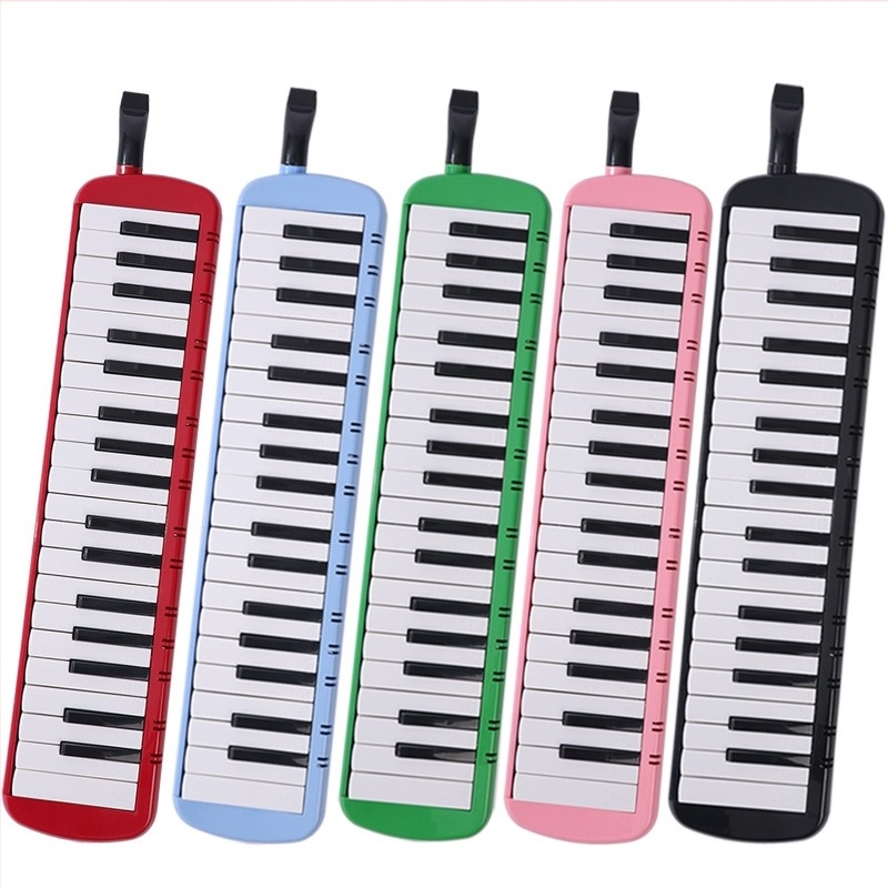 Harmonica cu 37 chei, portabilă, model K37, pentru copii, corp din plastic, 101+ melodii demonstrative