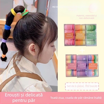 Bandă de păr pentru copii, din material textil, stil japonez/koreean, elasticitate mare, durabilă