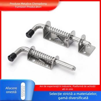 Încuietoare cu arc din oțel inoxidabil 304 pentru ușile dulapurilor echipamentelor mecanice, stil modern minimalist, model: specificații multiple