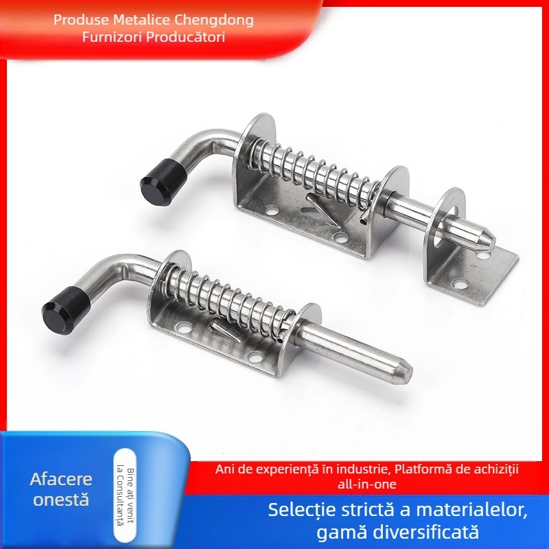 Încuietoare cu arc din oțel inoxidabil 304 pentru ușile dulapurilor echipamentelor mecanice, stil modern minimalist, model: specificații multiple