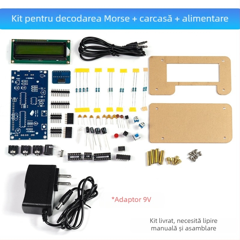 Core Storm Decodor CW Morse — kit de piese pentru practică de sudură pe plăci de circuite