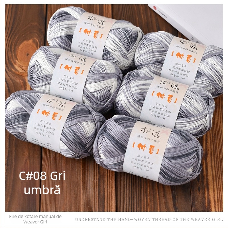 Fire de in pentru tricotat manual – Semi-worsted, grupă de fire, cod produs 6353122