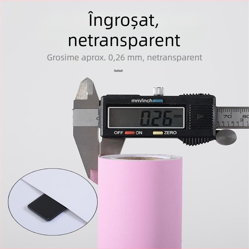 Tapet autoadeziv din PVC, culoare solidă, grosime dublă, impermeabil, pentru living, dormitor și spațiu de studiu