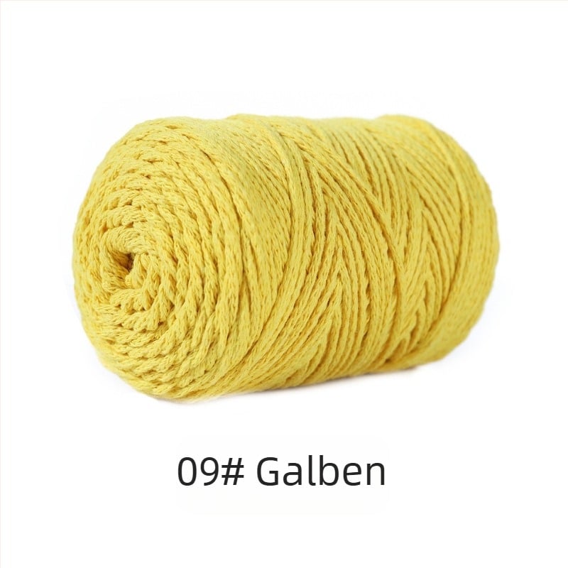 Fir din amestec poliester-bumbac, bumbac gol, filare Vortex, pentru tricotat manual