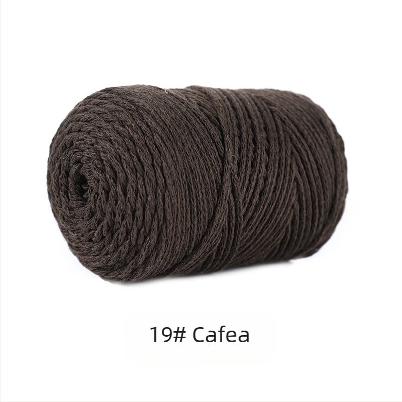 Fir din amestec poliester-bumbac, bumbac gol, filare Vortex, pentru tricotat manual