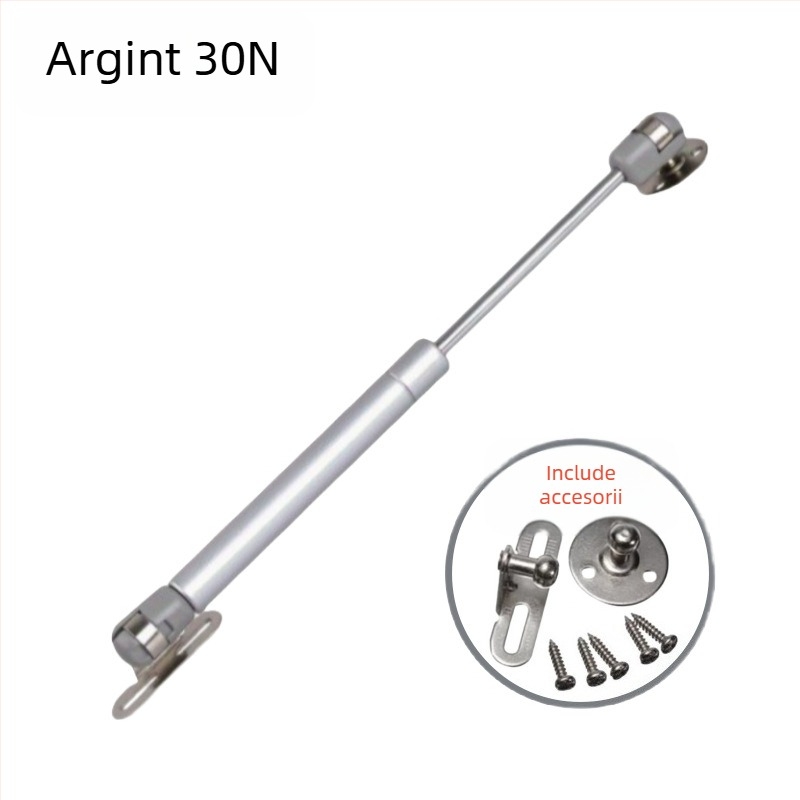 Bară pneumatică de susținere pentru uși de dulap cu pliere și suprafețe tatami – 100N, nylon/oțel, cromare dură