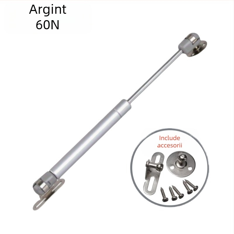 Bară pneumatică de susținere pentru uși de dulap cu pliere și suprafețe tatami – 100N, nylon/oțel, cromare dură