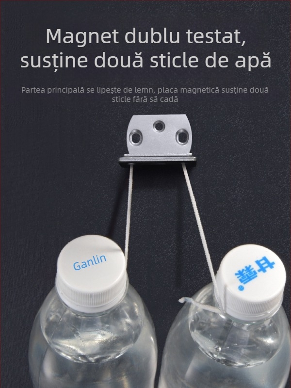 Dispozitiv magnetic pentru închiderea ușilor de casă — corp din oțel cu magnet puternic; marcă 5sebuy/woodburg; stil modern minimalist