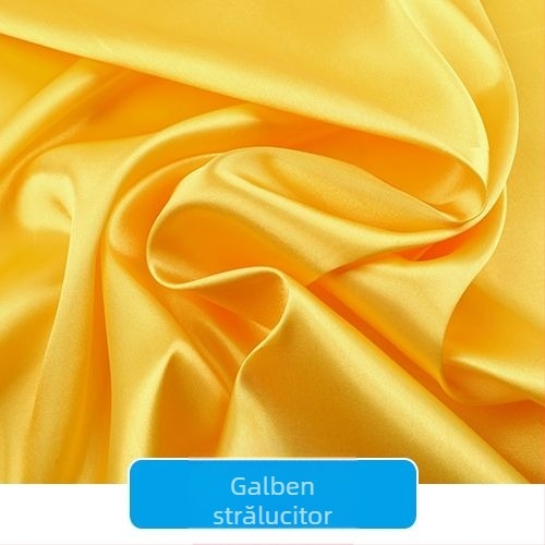 Țesătură satinată din mătase pentru căptușeală de îmbrăcăminte, perdele de scenă și decor de nuntă