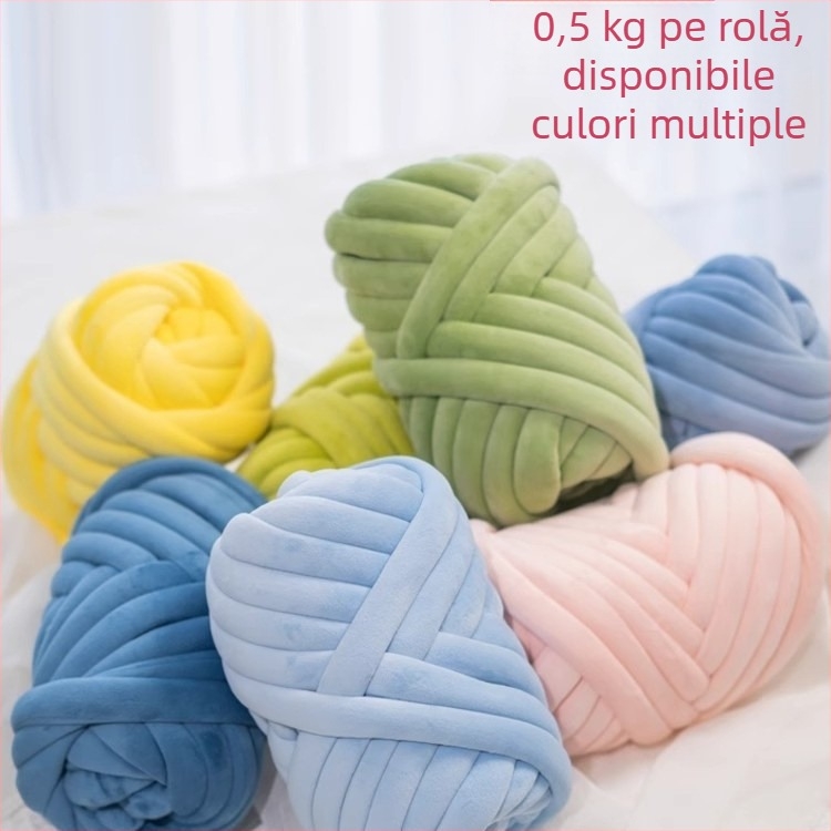 Fire de lână Icelandic velur pentru tricotat manual — 7s, 1 fir, 20 răsuciri, inel-spinning, linie de grup