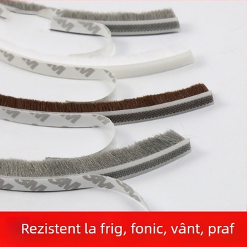 Bandă de etanșare pentru ferestre și uși, universală, autoadezivă, anti-coliziune, rezistentă la vânt și izolație termică.