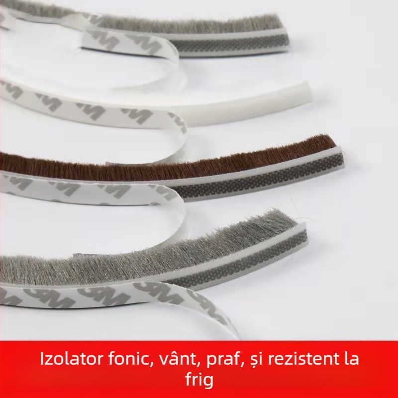Bandă de etanșare pentru ferestre și uși, universală, autoadezivă, anti-coliziune, rezistentă la vânt și izolație termică.