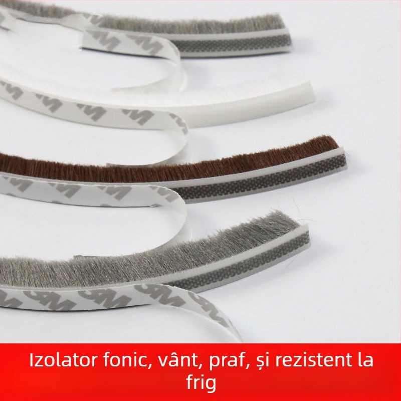 Bandă de etanșare pentru ferestre și uși, universală, autoadezivă, anti-coliziune, rezistentă la vânt și izolație termică.